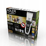 Машинка для стрижки та грумінгу тварин професійна безшумна Adler A2823 35Вт Тример для собак і котів, фото 8