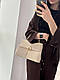 Сумка жіноча, бежева, фото 8