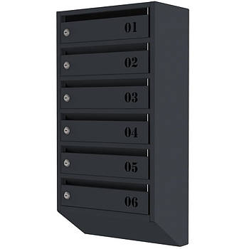 Поштова скринька «Стандарт» (ЯП-06) графіт