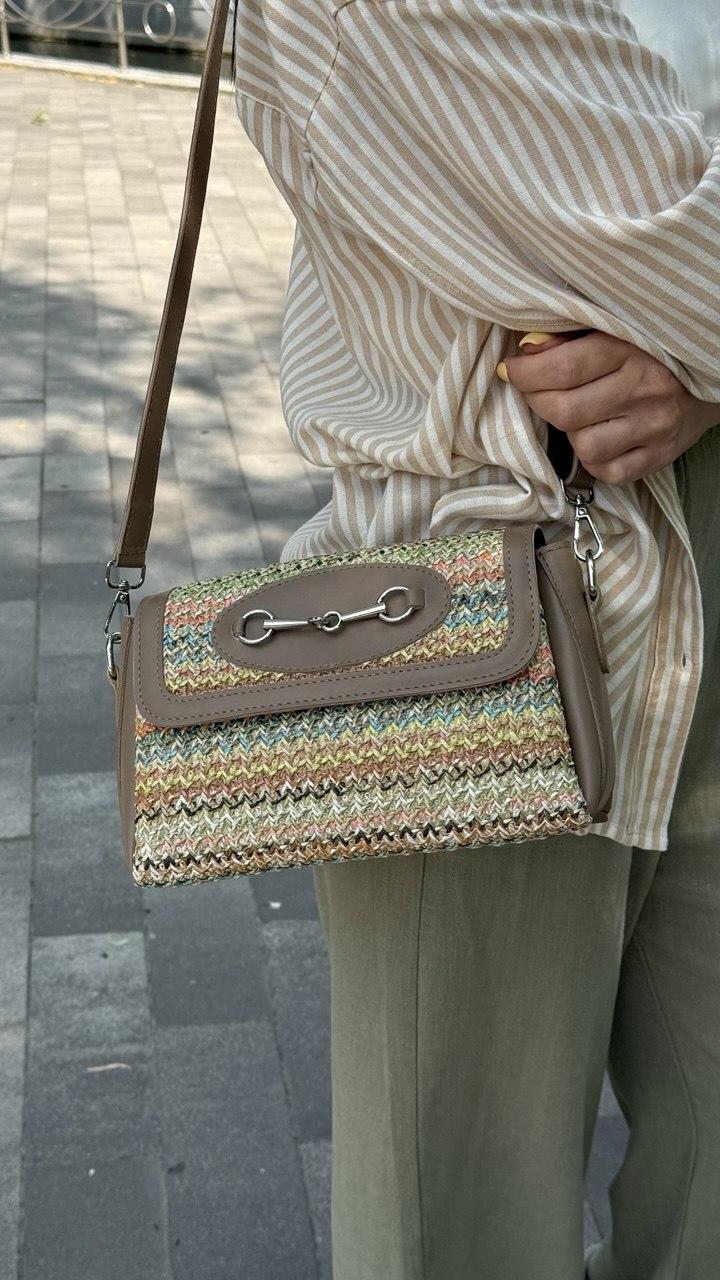 Сумка жіноча, різнокольорова, фото 1