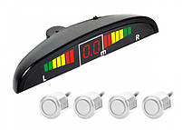 Парктронік Tiger PS-41, 4 датчики, 18м, чорний, сірий, фото 2