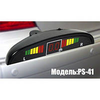 Парктронік Tiger PS-41, 4 датчики, 18м, чорний, сірий, фото 4