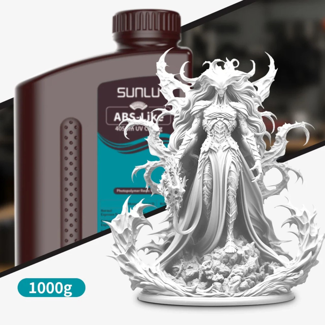 SUNLU ABS Like Resin Solid White