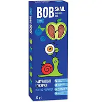 Цукерки фруктові яблочно-черничные БЕЗ ЦУКРУ ТА ГЛЮТЕНУ Bob Snail 30 г
