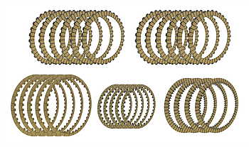 Комплект фрикційних дисків АКПП ZF 8HP65 11-up