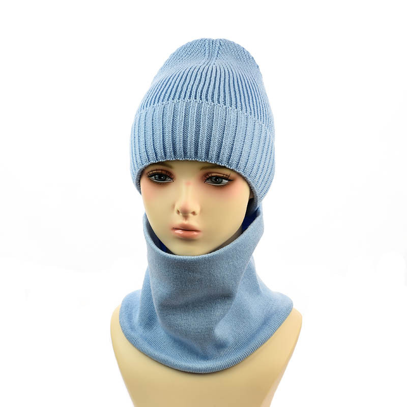 Комплект Шапка+Снуд  "Софі"  блакитний