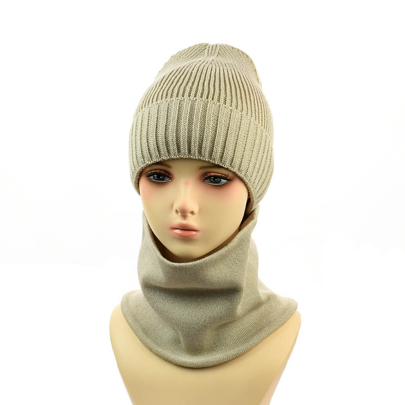 Комплект Шапка+Снуд  "Софі"  бежевий