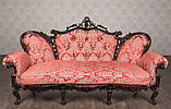 Диван класичний в стилі Бароко Белла (преміум клас) натуральне дерево, фото 6