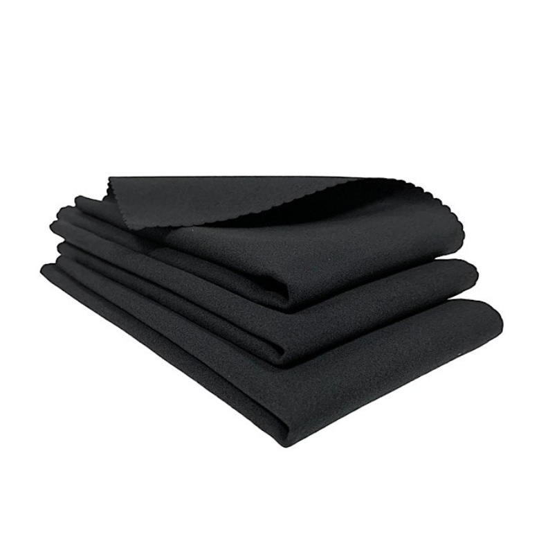 Штучна замша для нанесення кераміки - чорна, високої якості 25х30 см