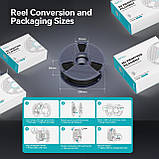 Пластик SUNLU TPU 95A  Black, Reusable Spool V3, 1.75мм, 1кг, 190-230°C, Чорний філамент для 3Д-друку, фото 8