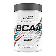 Амінокислоти BCAA, BCAA, Biotus, смак грейпфрута, 300 г