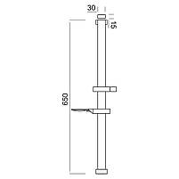 Душова стійка з душовим комплектом (55A) AQUATICA (9792155), фото 3