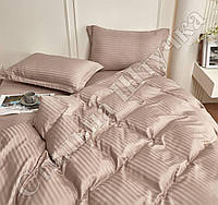 Страйп Сатін Комплект постільної білизни розмір Євро,доставка по Україні