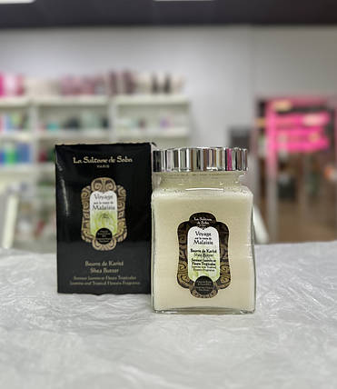 Масло каріте La Sultane De Saba Malaisie Shea Butter Jasmine and Tropical Flowers 300мл, фото 2