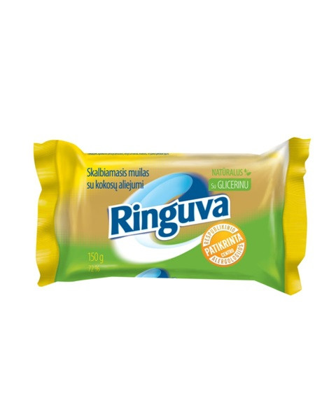 Мило господарче Ringuva з кокосовою олією 72% 150 гр, фото 1