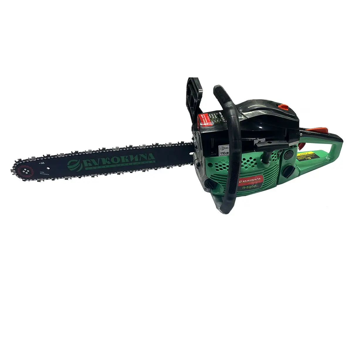 Бензопила ланцюгова БУКОВИНА П-5200 , 1 шина, 1 ланцюг, 45см, 3,5кВт, вага 5,5кг, фото 1