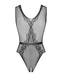 Сексуальне боді Obsessive B115 Body Black S/M/L, фото 5