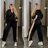 Велюровий костюм з лампасами 9740, фото 2