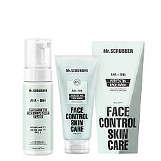 Набір для проблемної та схильної до акне шкіри відлущувальна пінка, 100 мл + маска, 150 мл Mr.SCRUBBER (1405)
