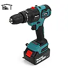 Подарунковий універсальний набір електроінструменту Makita 5в1 на базі ударного шуруповерта F482DWE 36V 6AH, фото 3