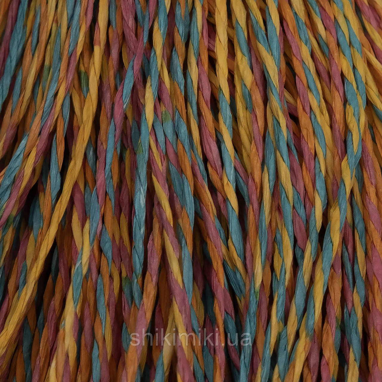 Пряжа Raffia кручена меланжева "Конфеті", фото 1