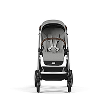 Коляска прогулянкова Cybex Balios S Lux SLV Stone Grey (з бампером) Сіра, фото 2