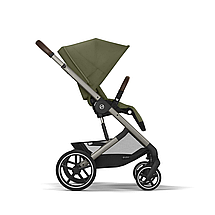 Коляска прогулянкова Cybex Balios S Lux TPE Moss Green (з бампером) Зелена, фото 3