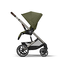 Коляска прогулянкова Cybex Balios S Lux TPE Moss Green (з бампером) Зелена, фото 4