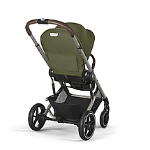 Коляска прогулянкова Cybex Balios S Lux TPE Moss Green (з бампером) Зелена, фото 5