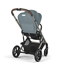 Коляска прогулянкова Cybex Balios S Lux TPE Stormy Blue (з бампером) Блакитна, фото 5