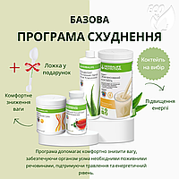 Програма для похудіння "Оновлення" Гербалайф таблетки для похудання протеїнові коктейлі жироспалювач + Мірна ложка в подарунок
