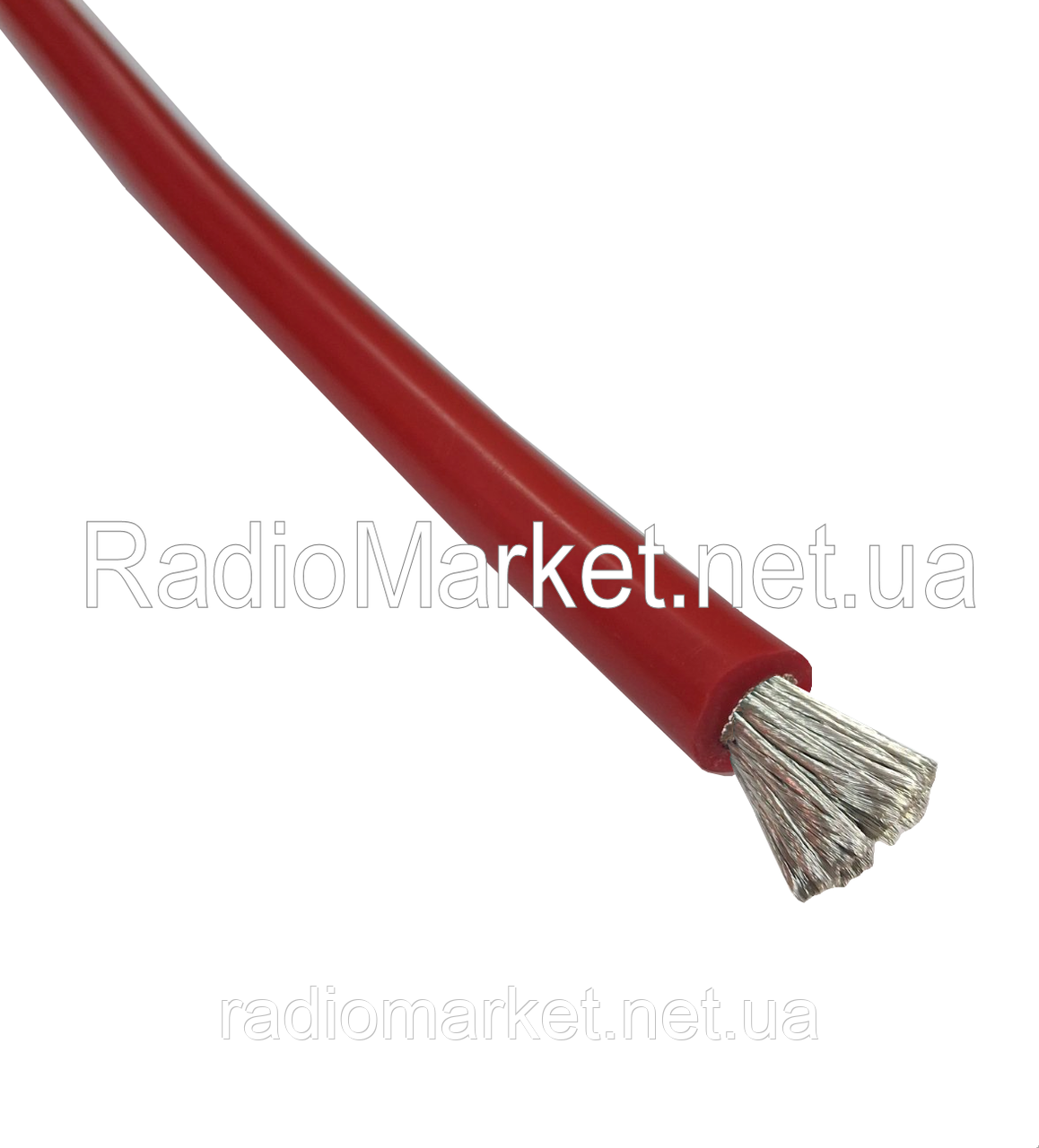 Провід силіконовий 1жила 2AWG (35,0мм.кв.), червоний, фото 1