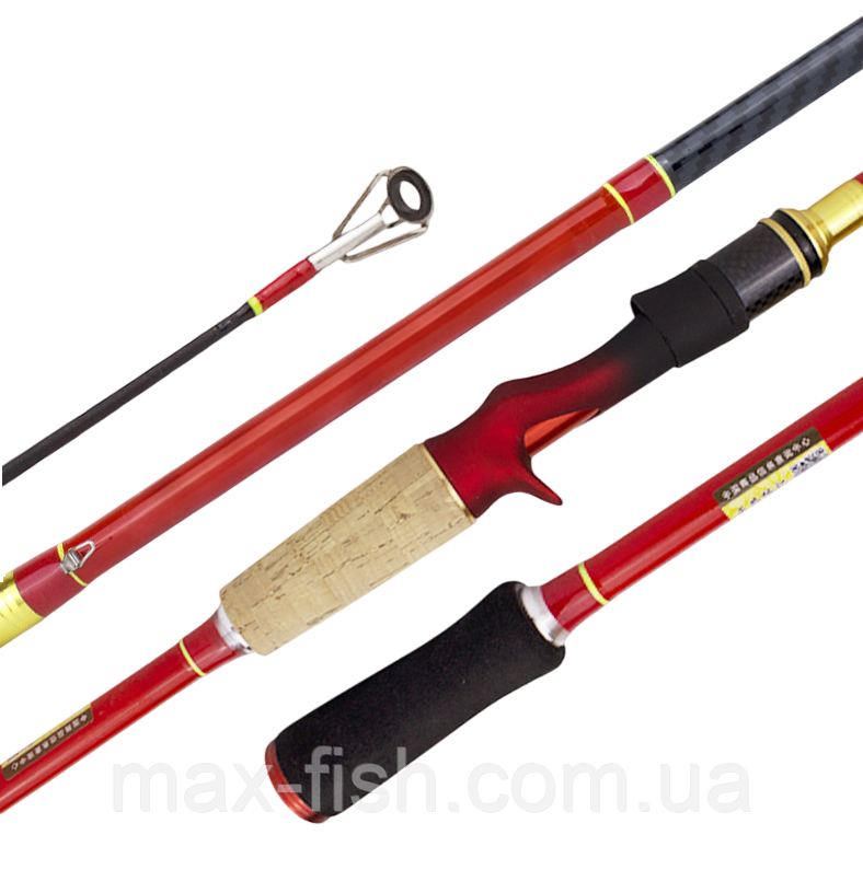 Спінінг штекерний Red Dragon 2,10 м тест 3-15 г під мультиплікаторну котушку, фото 1