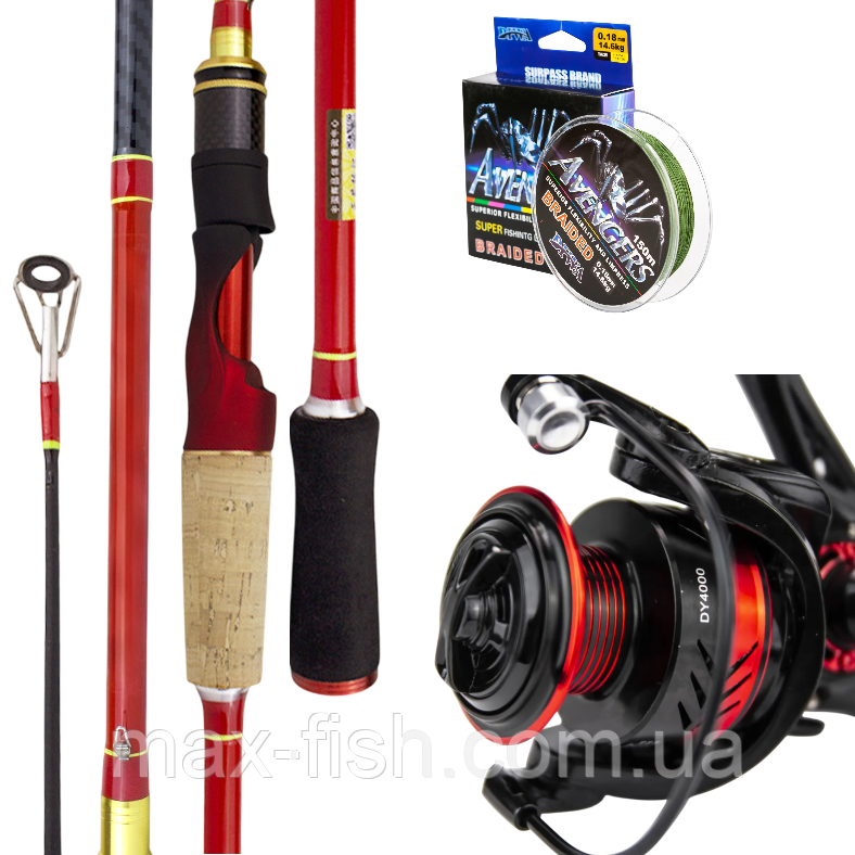 Набір спінінговий Red Dragon Fishing Set 2.10 м 3-15 г, фото 1