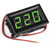 Вольтметр V28 AC 70-500 В (зелені цифри)