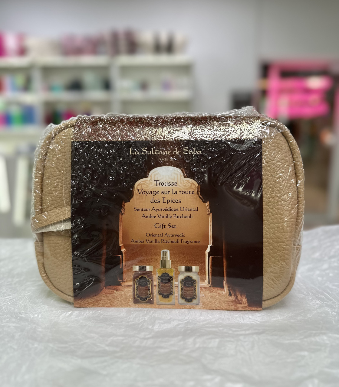 Набір для догляду за тілом La Sultane de Saba Voyage Epices Body Gift Set Oriental Ayurvedic Amber Vanilla Patchouli