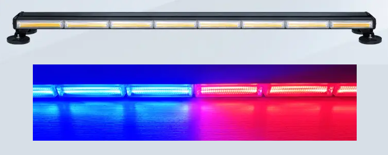 Federal стробоскоп на дах двосторонній на магнітах 120см червоно-синій 9-36V 0.9мм