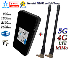 5G/4G WiFi роутер Inseego Novatel M2000 Cat 22 до 2.5 Гб/сек (KS,VD,Life) + 2 антенны