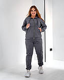 Костюм спортивний велюровий на змійці 9741, фото 5