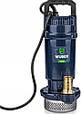 Дренажний насос для брудної та чистої води Wuber 400Вт 5100л/год W11002 (Польща), фото 3