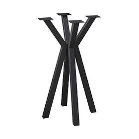 Комплект ніжок для столу з металу 730 мм 4 шт Scandi Чорний