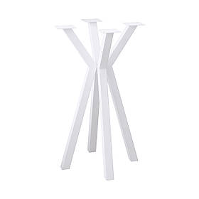 Комплект ніжок для столу з металу 730 мм 4 шт Scandi Білий