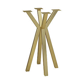 Комплект ніжок для столу з металу 730 мм 4 шт Scandi Золото