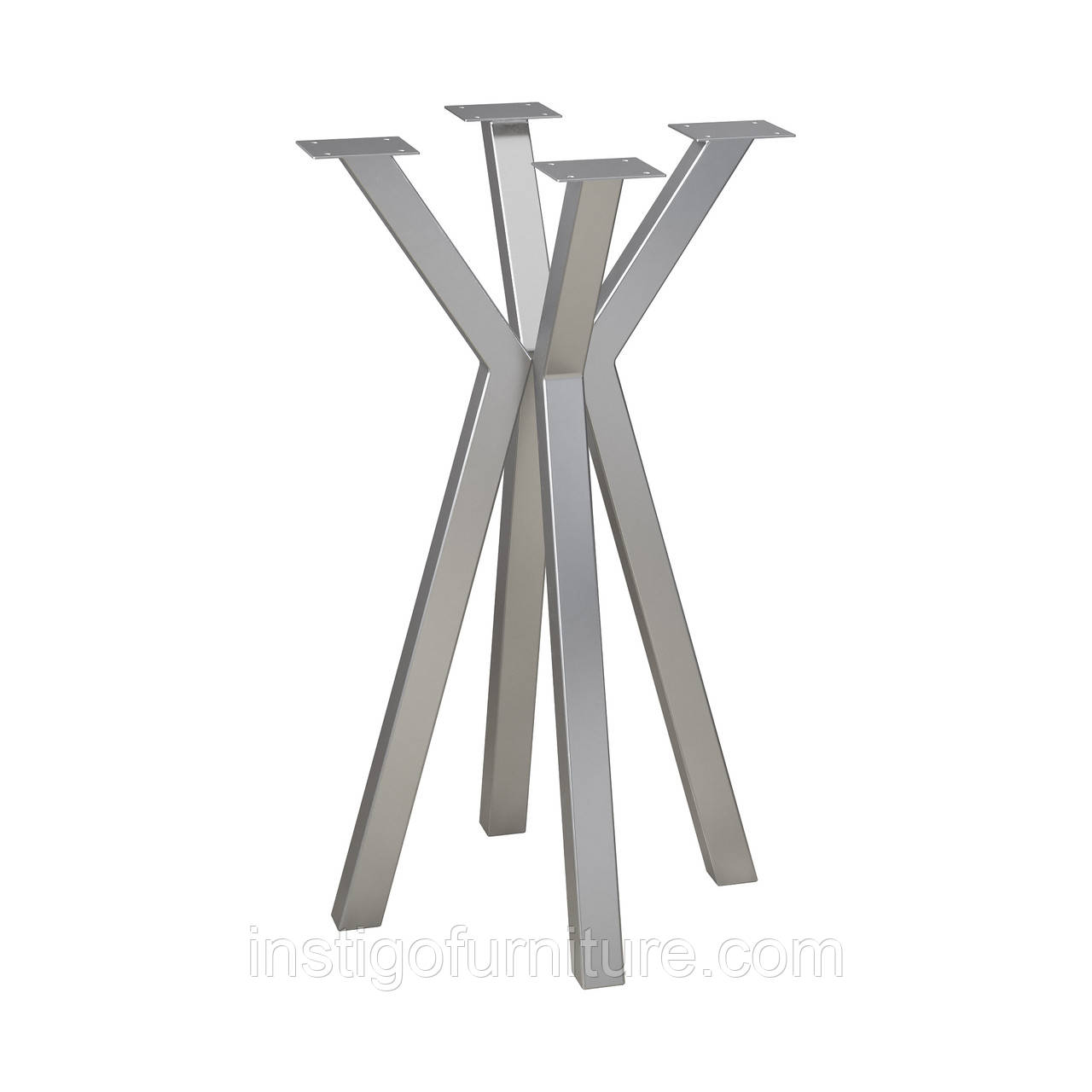 Комплект ніжок для столу з металу 730 мм 4 шт Scandi Сатин, фото 1