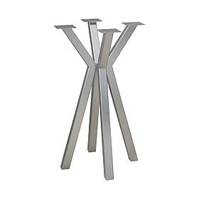 Комплект ніжок для столу з металу 730 мм 4 шт Scandi Сатин