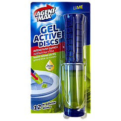 Шприц гель для унітазу лайм Агент Макс Agent Max 75ml 12шт/ящ (Код: 00-00018051)