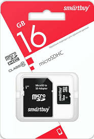 Картка пам'яті Smartbuy micro SD 16 Гб