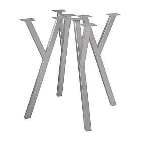 Комплект ніжок для столу з металу 730 мм 4 шт Loft Сатин