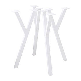 Комплект ніжок для столу з металу 730 мм 4 шт Loft Білий