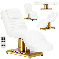 Електричне косметичне крісло для салону краси, педикюрне, регульоване, 3 приводи, Max Calissimo